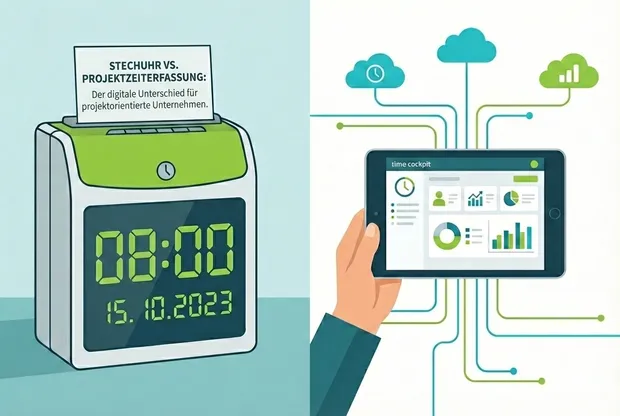 Warum Projektzeiterfassung mehr leistet als eine Stechuhr