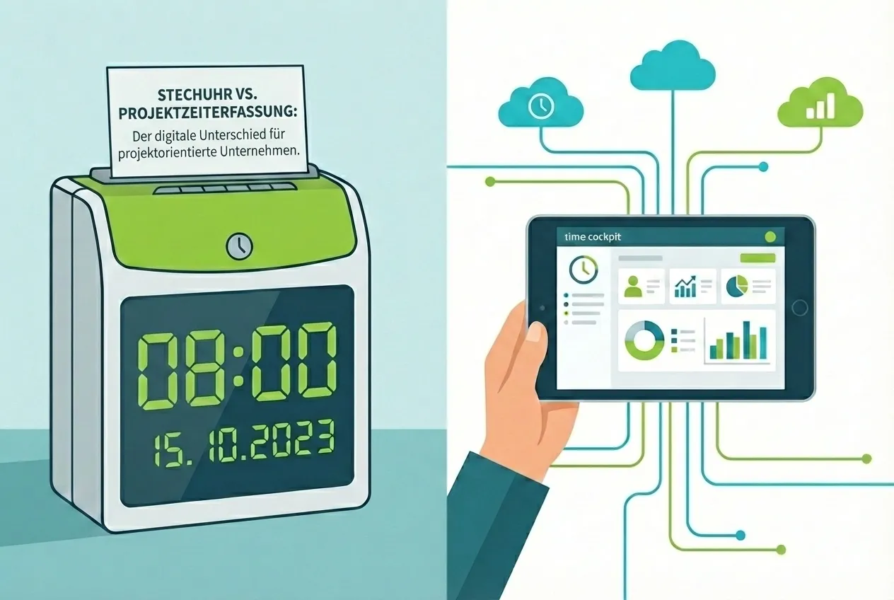 Warum Projektzeiterfassung mehr leistet als eine Stechuhr