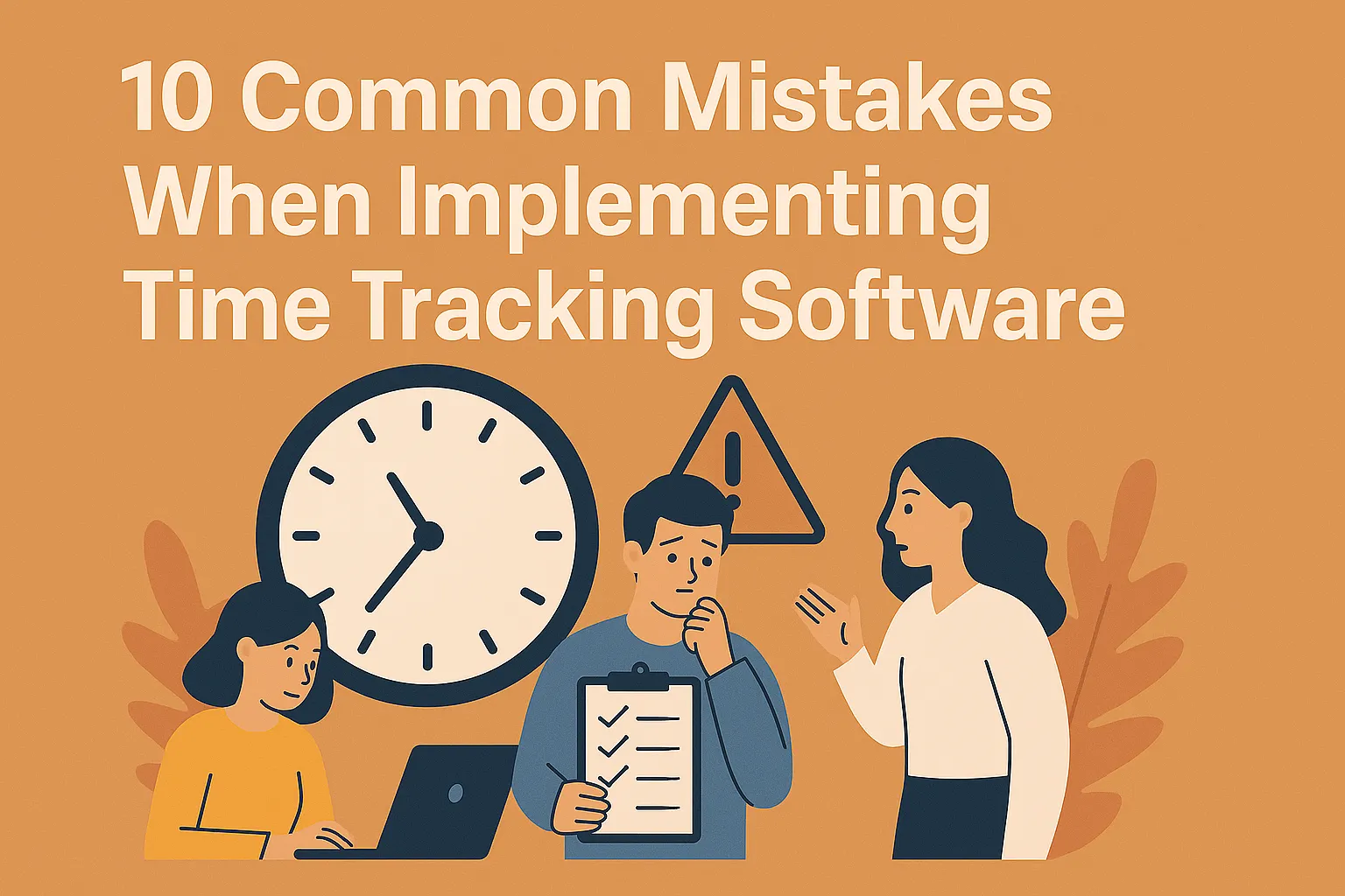 10 Common Mistakes When Introducing Time Tracking Software