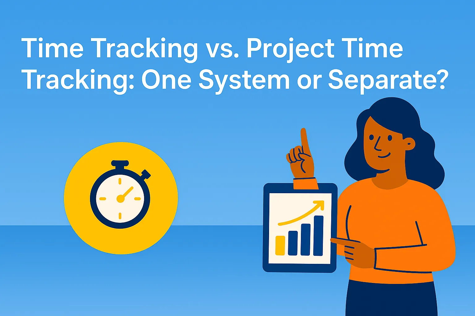Employee vs. Project Time Tracking: One system or separate?