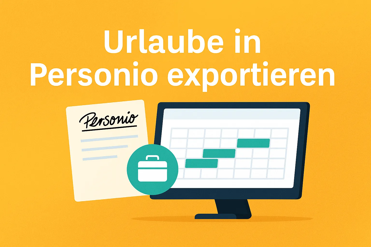 Urlaube nach Personio exportieren