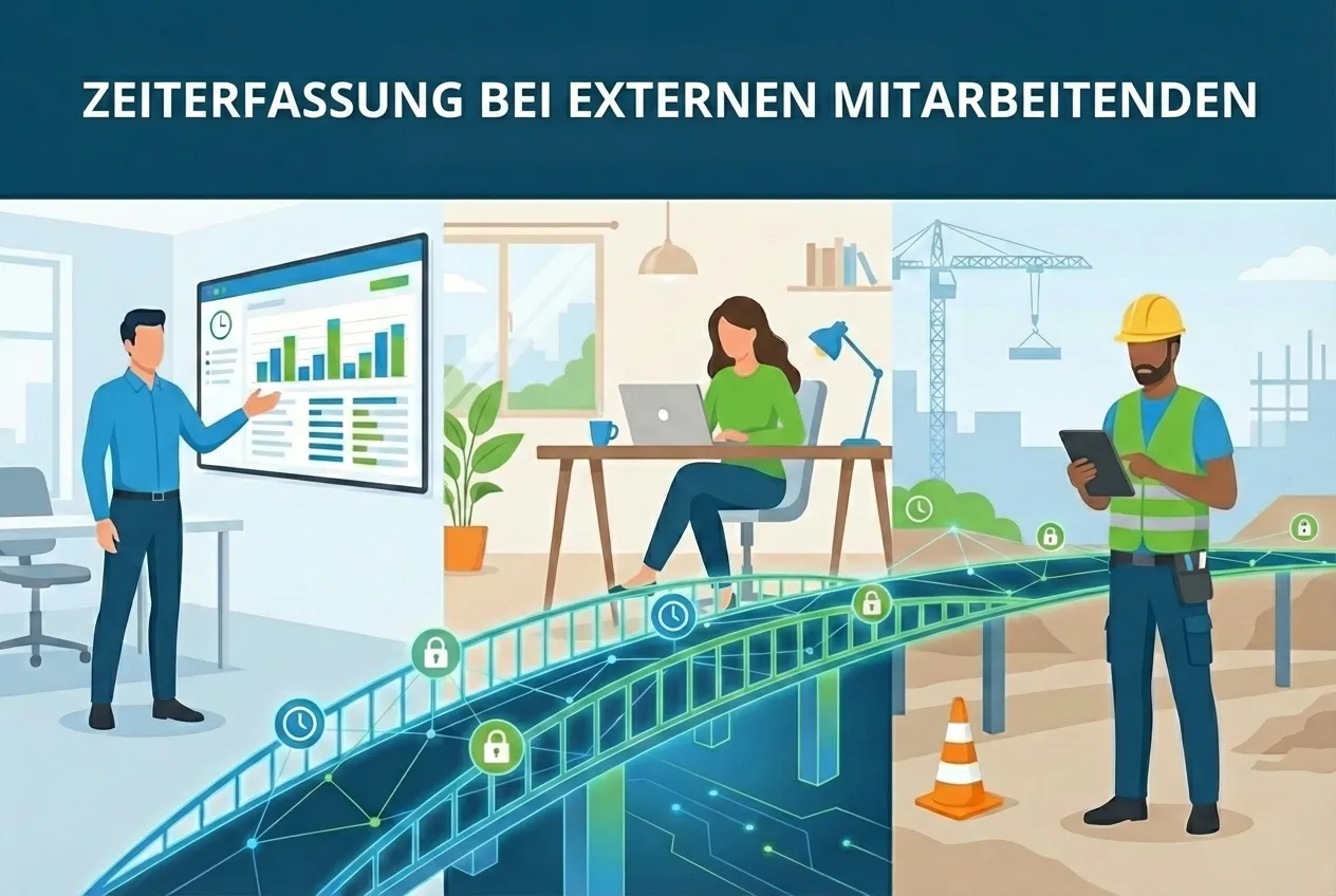 Zeiterfassung bei externen Mitarbeitenden – was ist zu beachten?